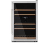 Cavist cavcd53 enfriador de vino nevera de vino termoeléctrico independiente negro acero inoxidable 53 botella(s)