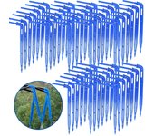 100 uds. goteros de flecha de codo azul doblado 3/5 emisor de goteo de manguera herramienta de riego en maceta de jardín invernadero