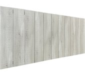 Dhome cabecero de madera reciclada dm estilo palet vertical 110x46 camas 105 - ártico