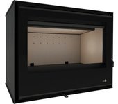 Termofoc - estufa de leña insertable con turbina modelo aveiro c695 de 7,3 kw