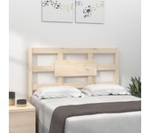 Cabecero de cama，panel de cabecera，decoración de pared madera maciza de pino 95,5x4x100 cm cfw16114