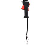 Empuñadura de aceleración con orificio de ø 26 mm y conducto de gas de 26 cm compatible con desbrozadoras, cortacéspedes y recortadoras