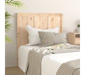 Cabecero de cama，panel de cabecera，decoración de pared madera maciza de pino 105,5x4x100 cm cfw14524