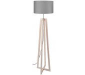 Farola tosel lot tela columna naturales, de aluminio d40 x h150 cm