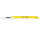Metabo 631490000 blister de 5 hojas de sierra de sable madera leña triscado afilado hcs 240x1,25 mm