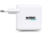 Cargador de pared + cable usb c urban factory gsc65uf blanco