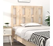 Cabecero de cama，panel de cabecera，decoración de pared madera maciza de pino 105,5x4x100 cm cfw80121