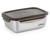 Cuitisan flora - recipiente rectangular de 2.8l en acero inoxidable apto microondas