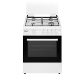 Corbero cocina ccsf60420bw 4 fuegos horno butano