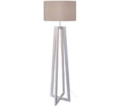 Farola tosel lot tela columna taupe d40 x h150 cm