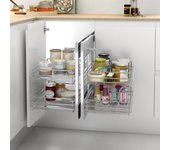 Bastidor extraíble rinconero para muebles con frontal 400mm