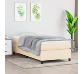 Somier crema 90x200 cm tela
