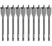 Hikoki 781772 - broca plana para madera conexión 1/4 vástago hexagonal multi-pack 20x150x10 mm