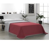 Valentia home colcha bouti reversible rombo 90 lino cuero