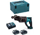 Martillo perforador makita dhr202rtj (2 x 5,0 ah + dc18rc + makpac 3)