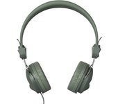 Hama | auriculares tipo diadema con cable jack 3.5 (auriculares con cable onear, cable de 1.2 metros, impedancia 32ohm, función micrófono) verde