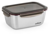Cuitisan flora - recipiente rectangular de 1.8l en acero inoxidable apto microondas