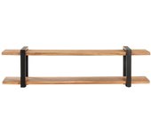 Mueble tv 160x40x40 cm madera maciza de acacia