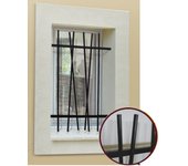 Savanne de rejilla de defensa para fenetre h = 105 cm x w = 160 cm (tabla de côte)