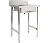 Fregadero de cocina | pila de cocina con un seno acero inoxidable cfw94469