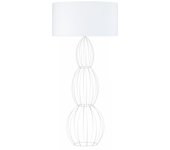 Farola tosel bradford tela columna marfil d40 x h155 cm