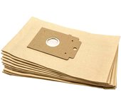 Vhbw 10x bolsa aspiradora compatible con bosch bsg 1500 arriva, 1511 arriva, 1600 arriva aspiradora - papel, 28 cm x 17 cm, color arena