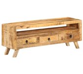 Mueble de tv | mueble de salón | mesa de tv madera maciza de mango 110x30x40 cm cfw75883