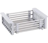Escurridor de platos extensible sobre el fregadero, colador expandible para frutas y verduras, cesta para cocina