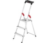 Escalera aluminio hailo l60 easyclix 3 peldaños