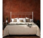 Cabecero de forja villarrubia, color blanco. cabezal para cama de 135 cm, cama matrimonio ( 140 x 120 )