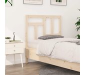 Cabecero de cama，panel de cabecera，decoración de pared madera maciza de pino 95,5x4x100 cm cfw79136
