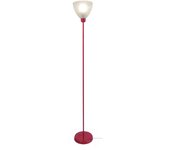 Farola tosel belgica vidrio vertical rojo d30 x h173 cm