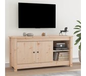 Mueble de tv | mueble de salón | mesa de tv de madera maciza de pino 103x36,5x52 cm cfw24207