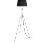 Farola tosel midgard tela trípode aluminio, negro d60 x h150 cm