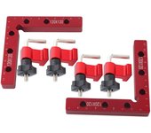 Escuadra de posicionamiento en ángulo recto de 90 grados para fijar panel de carpintería en forma de l 120x120mm
