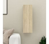 Mueble de tv | mueble de salón | mesa de tv madera contrachapada color roble 30,5x30x90 cm cfw87880