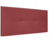 Dhome cabecero de lino natural con botones 105x50cm camas 105 - rojo