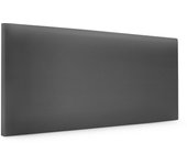 Dhome cabecero de polipiel liso 105x50cm camas 105 - gris