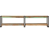 Mueble tv 180x30x40 cm madera maciza recuperada