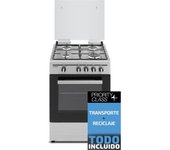 Cocina sauber sci41gb 4gas | gas butano | inox 50x55