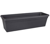 Elho balconniere green basics 80 - extérieur & balcon - l 16,5 x w 79 x h 13,7 cm - vivre noir