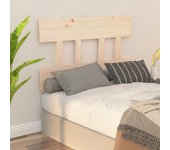 Cabecero de cama，panel de cabecera，decoración de pared madera maciza de pino 93,5x3x81 cm cfw96626