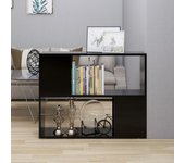 Mueble para tv | mueble de salón | mesa de tv madera contrachapada negro 80x24x63 cm cfw10044