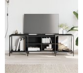 Mueble de tv | mueble de salón | mesa de tv de madera de ingeniería negro 153x37x50 cm cfw57797