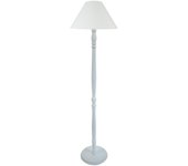 Farola tosel menton tela vertical blanco, blanca d45 x h150 cm