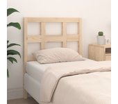Cabecero de cama，panel de cabecera，decoración de pared madera maciza de pino 95,5x4x100 cm cfw19528