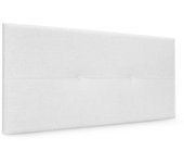 Dhome cabecero de lino natural con botones 105x50cm camas 105 - blanco