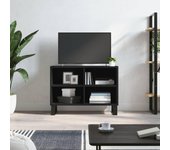 Mueble de tv | mueble de salón | mesa de tv madera de ingeniería negro 69,5x30x50 cm cfw11533