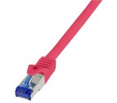 Logilink cable de red ultraflex, cat.6a, s ftp, rojo, 2 m