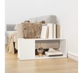 Mueble tv blanco aglomerado 80x24x32 cm